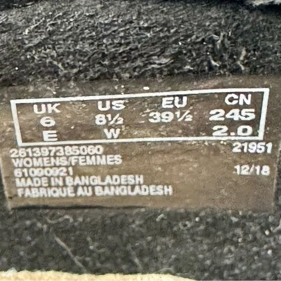 Clarks slip on shoe Womens Size 8.5 comfort black Everyday Comfort Low heel - Picture 12 of 14